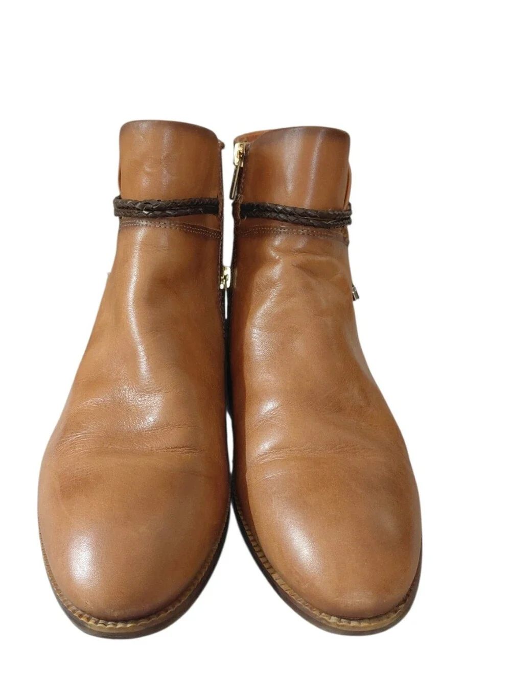 PIKOLINOS Royal Chestnut Leather Chukka Boots Women's Size 7.5 Brown Booties